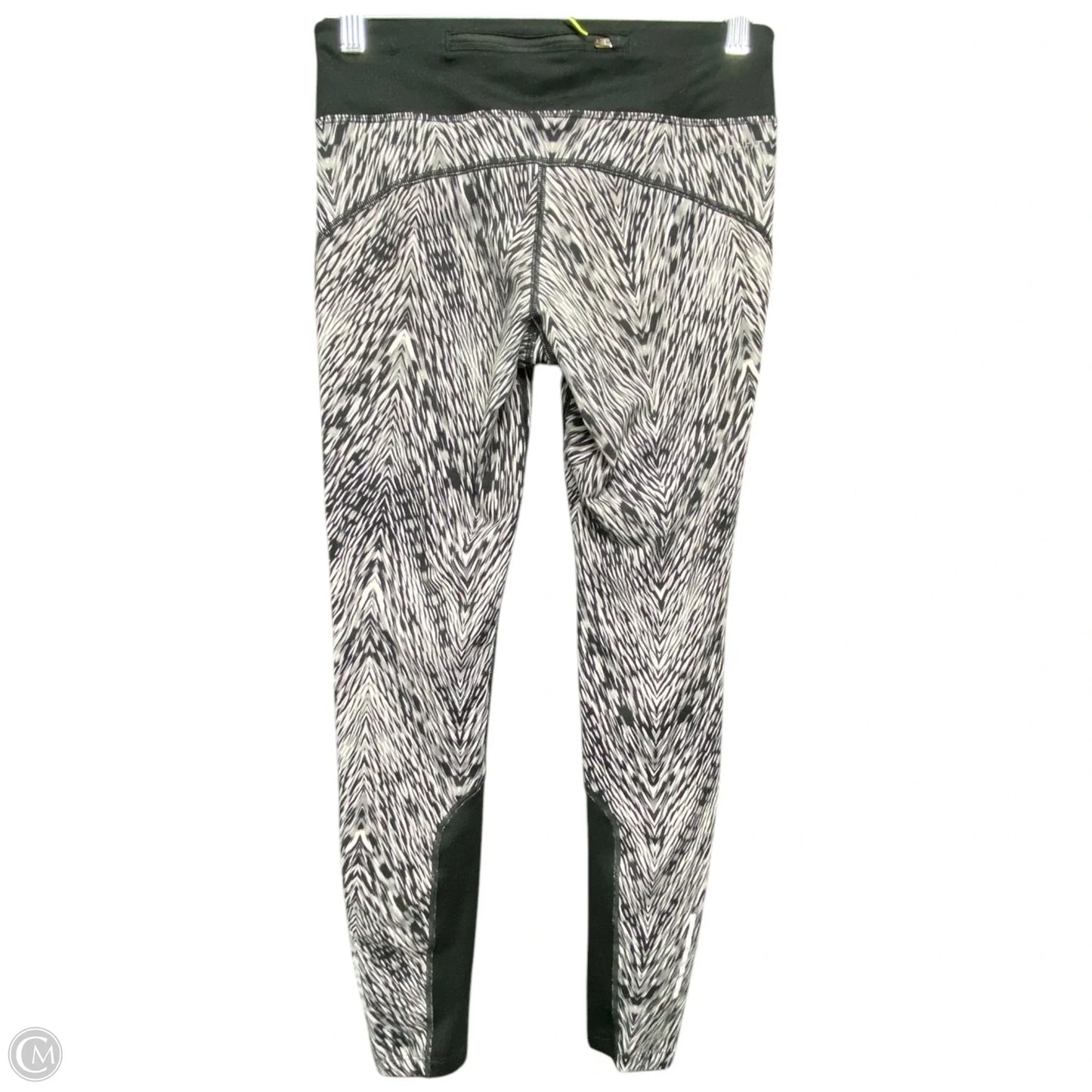Athletic Leggings By Nike Apparel In Black & White, Size: S