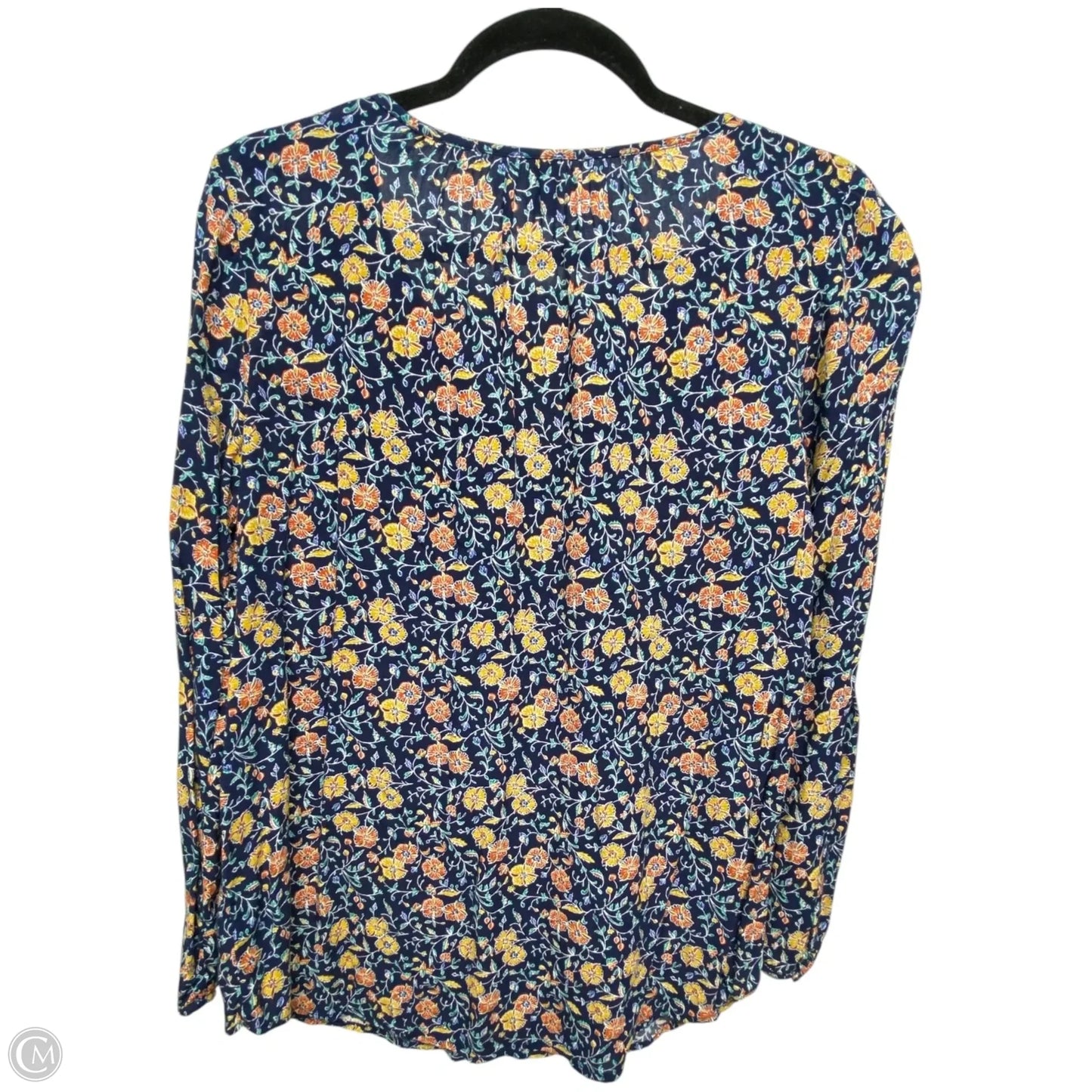 Top Long Sleeve By Old Navy In Floral Print, Size: M