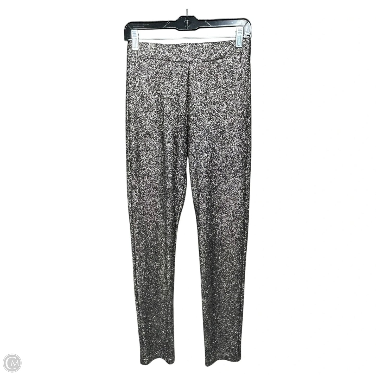 Pants Leggings By Bar III In Black & Gold, Size: M