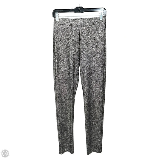 Pants Leggings By Bar III In Black & Gold, Size: M
