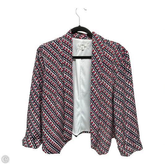 Blazer By Cato In Blue & Red & White, Size: Xl