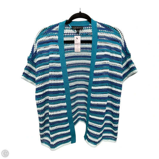 Sweater Cardigan By Lane Bryant In Teal, Size: 18