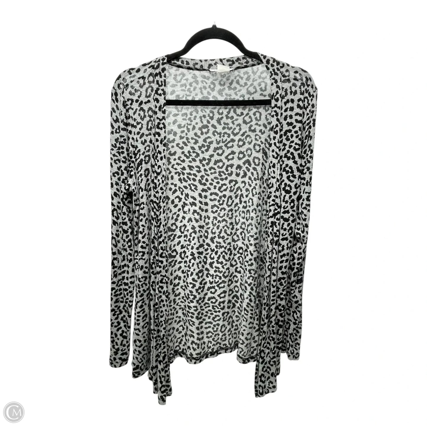 Cardigan By TOSKA In Black & Grey, Size: S