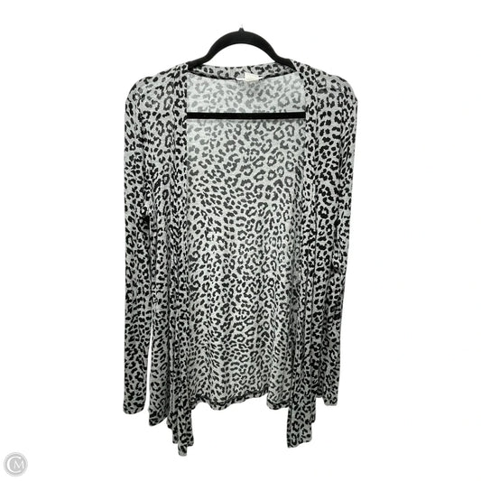 Cardigan By TOSKA In Black & Grey, Size: S
