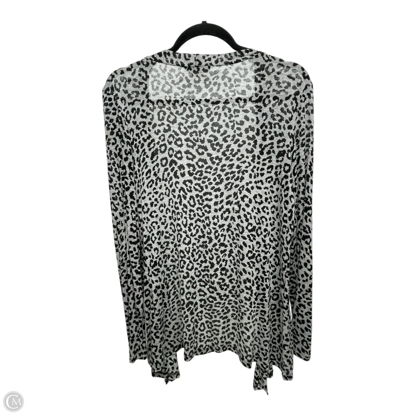 Cardigan By TOSKA In Black & Grey, Size: S