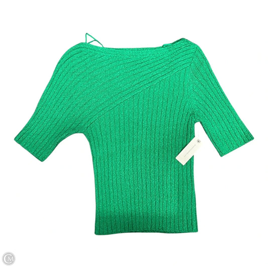 Sweater Short Sleeve By Maeve In Green, Size: S