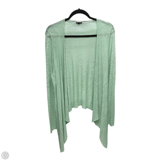 Sweater Cardigan By Torrid In Green, Size: L