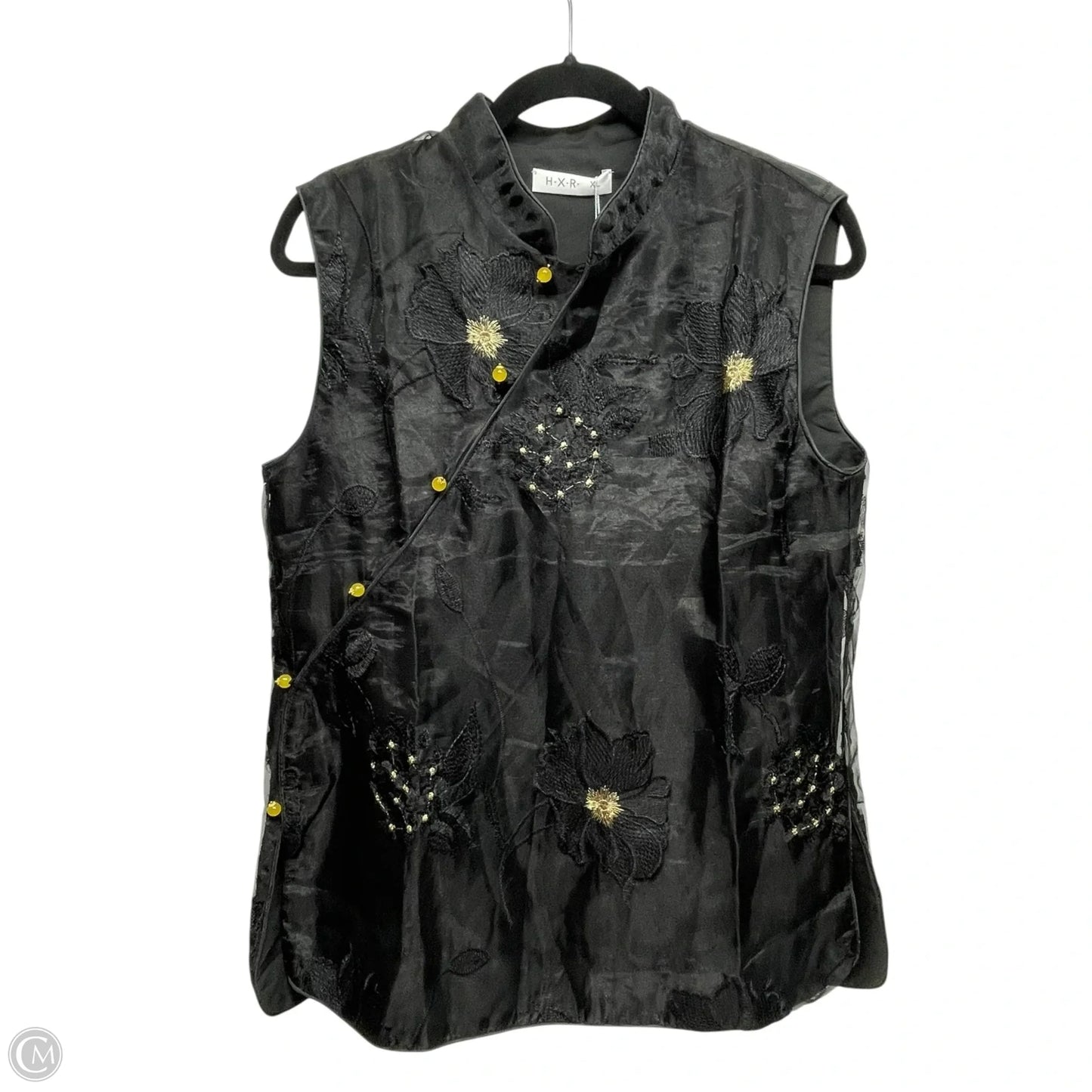 Vest Other By HXR In Black & Yellow, Size: Xl