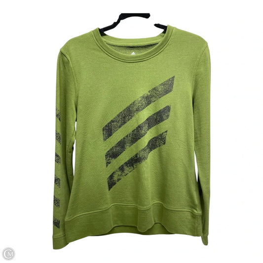 Sweatshirt Crewneck By Adidas In Green, Size: M
