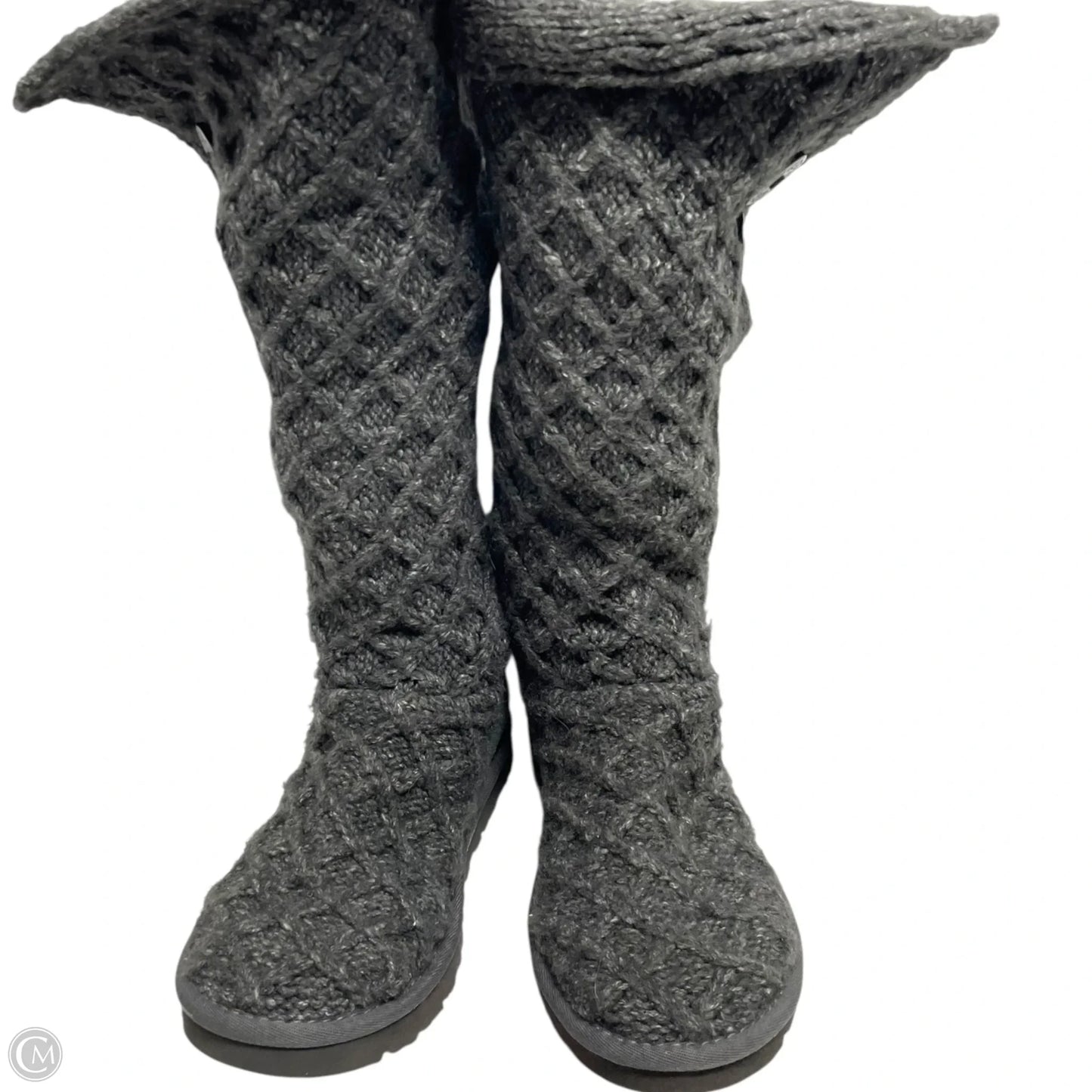 Boots Designer By Ugg In Grey, Size: 7