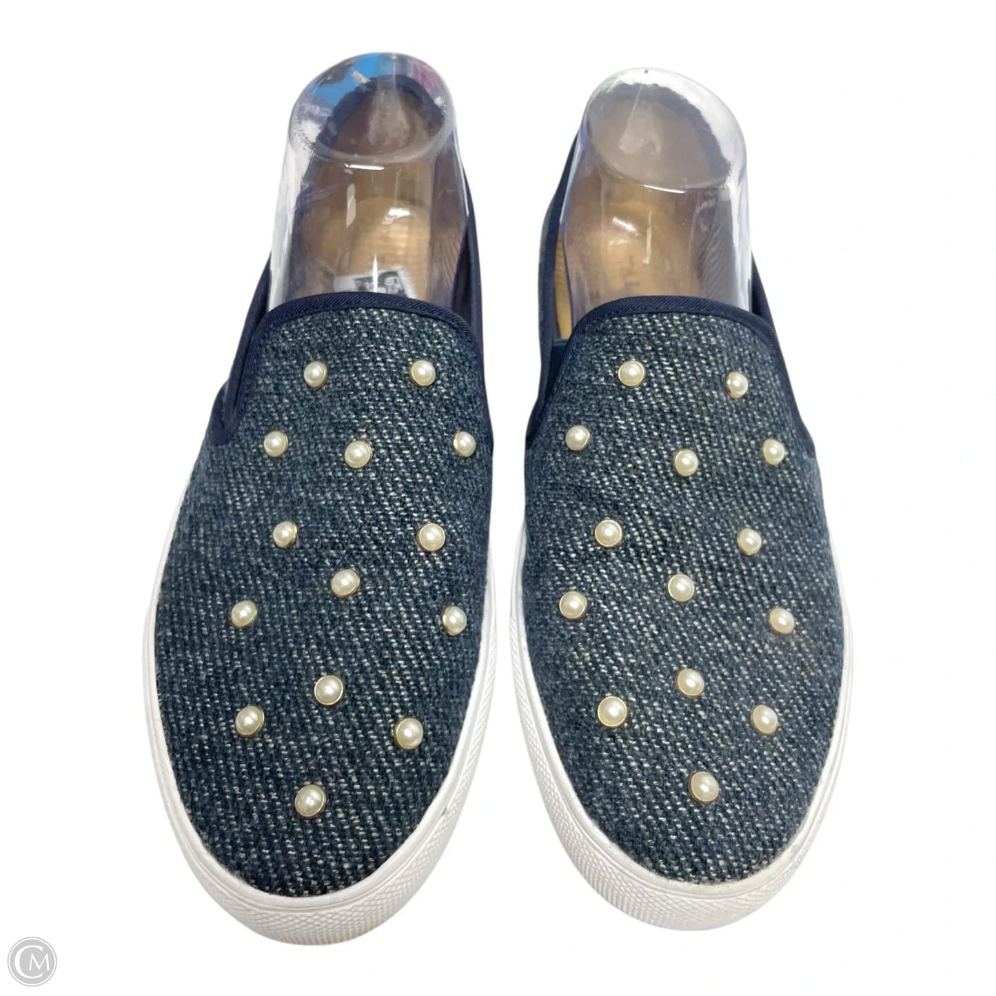 Shoes Sneakers By Talbots In Blue Denim, Size: 10