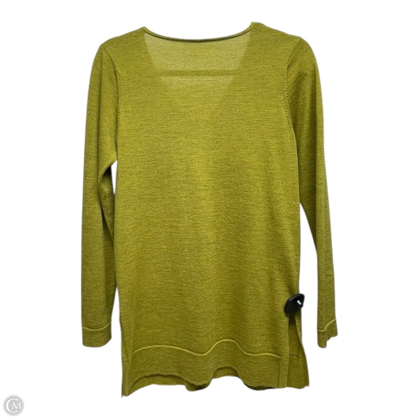 Sweater By Eileen Fisher In Chartreuse, Size: Xs