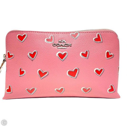 Makeup Bag Designer By Coach, Size: Medium