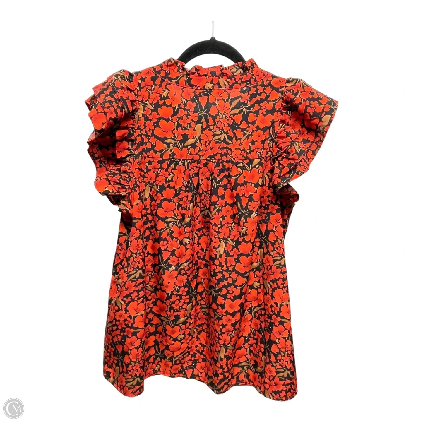 Top Short Sleeve By Entro In Black & Red, Size: S