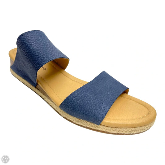 Sandals Flats By Lucky Brand In Navy, Size: 9