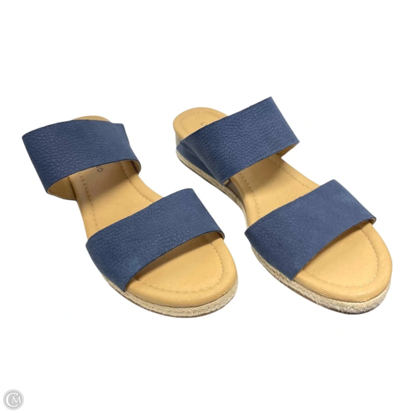 Sandals Flats By Lucky Brand In Navy, Size: 9