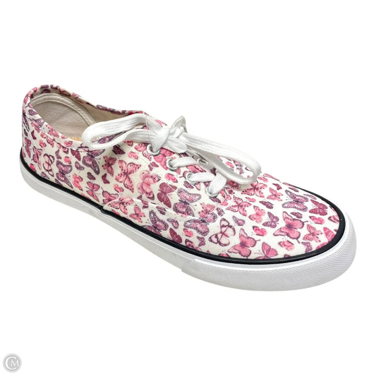 Shoes Sneakers By Isaac Mizrahi In Pink, Size: 9