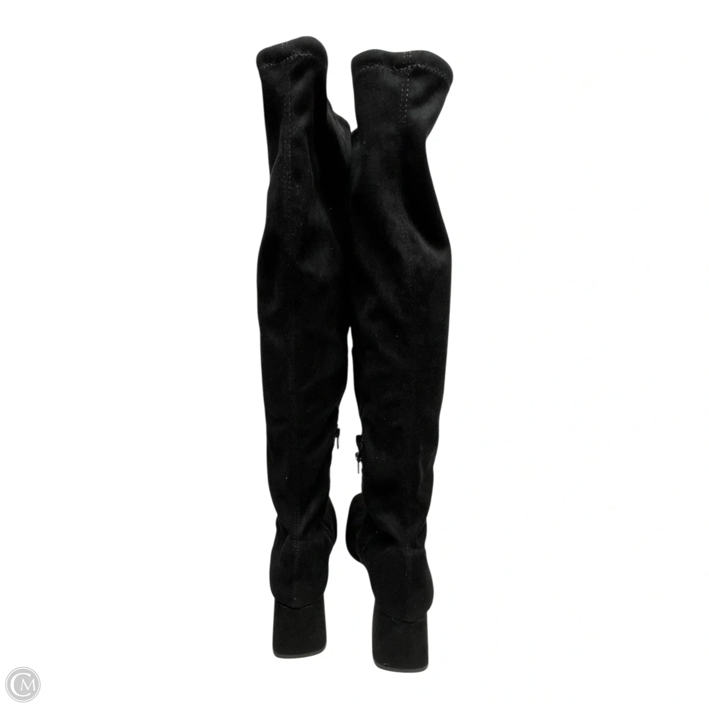 Boots Over-the-knee Heels By Alfani In Black & Gold, Size: 11