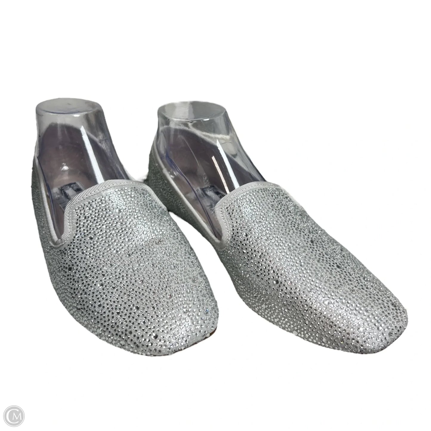 Shoes Flats By Copper Key In Silver, Size: 8.5
