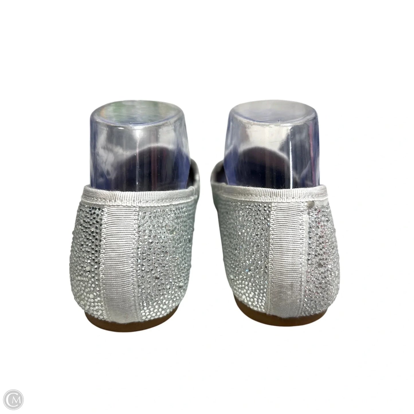 Shoes Flats By Copper Key In Silver, Size: 8.5