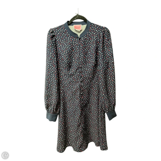 Dress Designer By Kate Spade In Green & Purple, Size: Xl