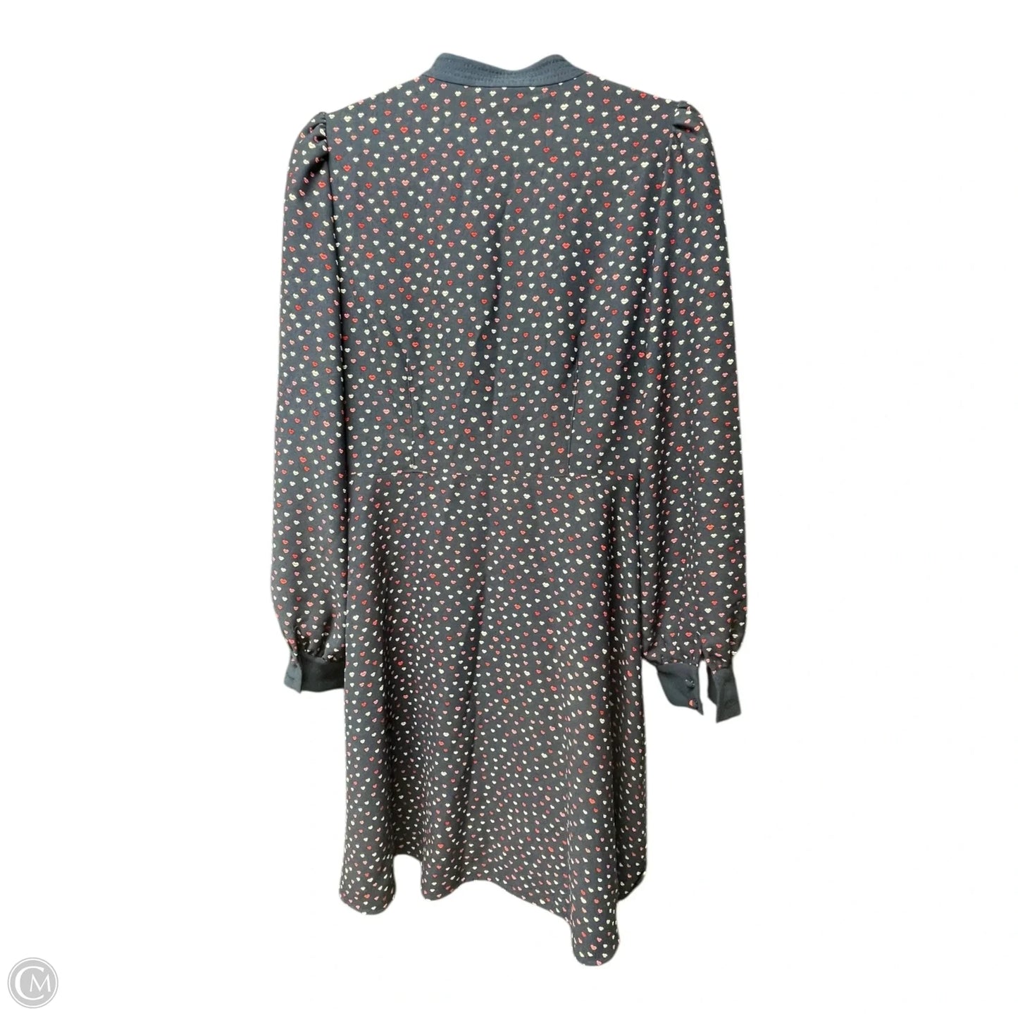 Dress Designer By Kate Spade In Green & Purple, Size: Xl