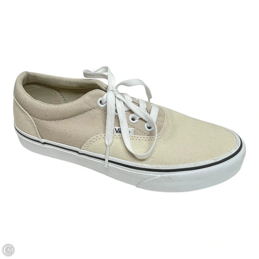 Shoes Sneakers By Vans In Tan, Size: 7.5