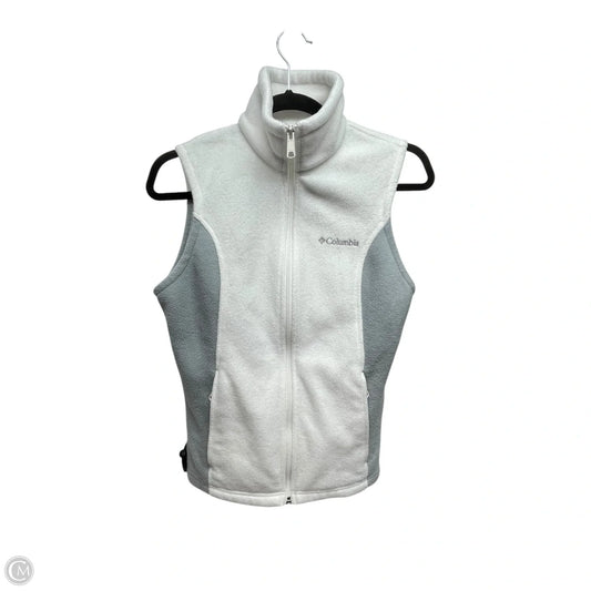 Vest Fleece By Columbia In Grey & White, Size: Xs