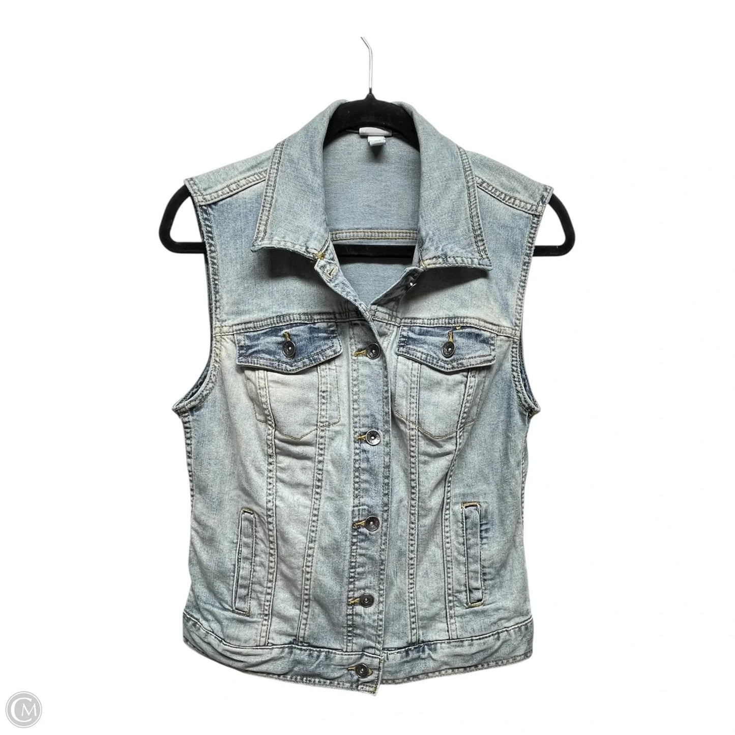Vest Other By Merona In Blue Denim, Size: M