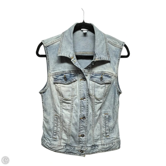 Vest Other By Merona In Blue Denim, Size: M