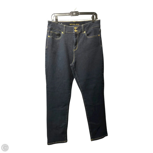 Jeans Straight By Michael By Michael Kors In Blue Denim, Size: 12p