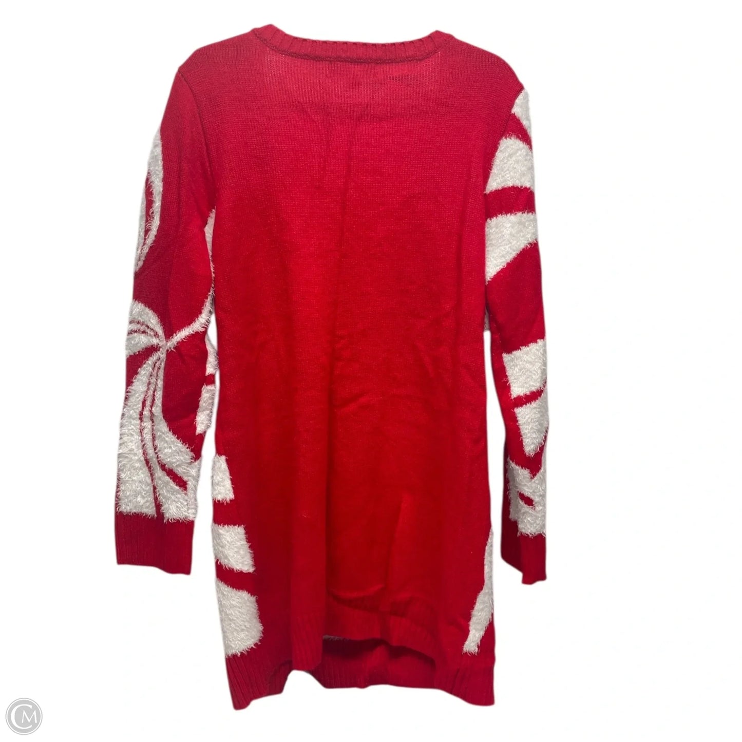 Sweater By 33 DEGREES -  In Red & White, Size: 2x
