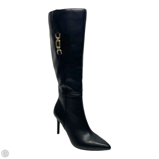 Boots Mid-calf Heels By Bcbgeneration In Black, Size: 8