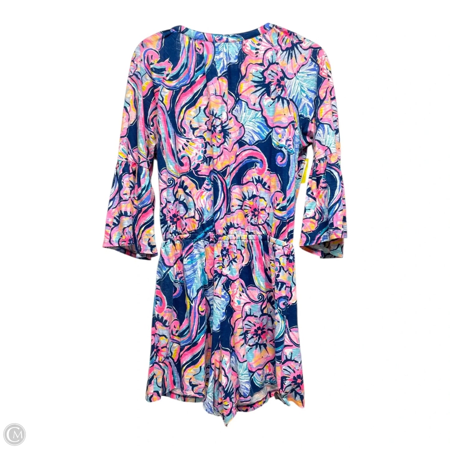 Romper Designer By Lilly Pulitzer In Rainbow Print, Size: M