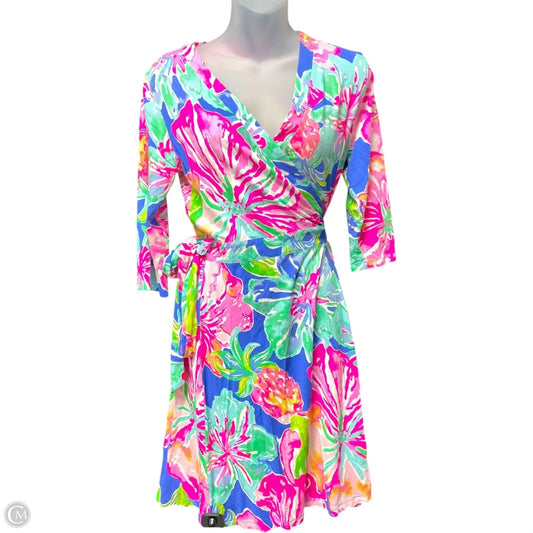 Dress Designer By Lilly Pulitzer In Rainbow Print, Size: M