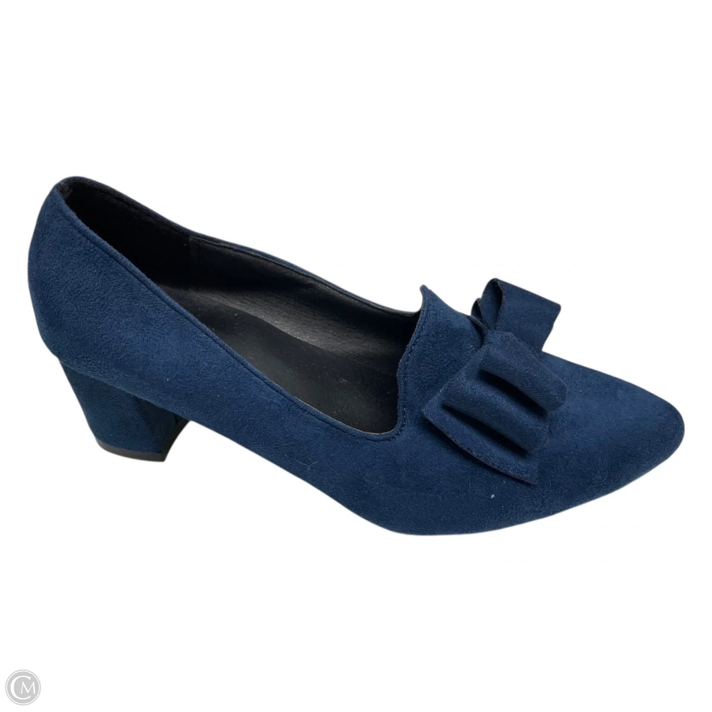 Shoes Heels Block By Clothes Mentor In Navy, Size: 8.5