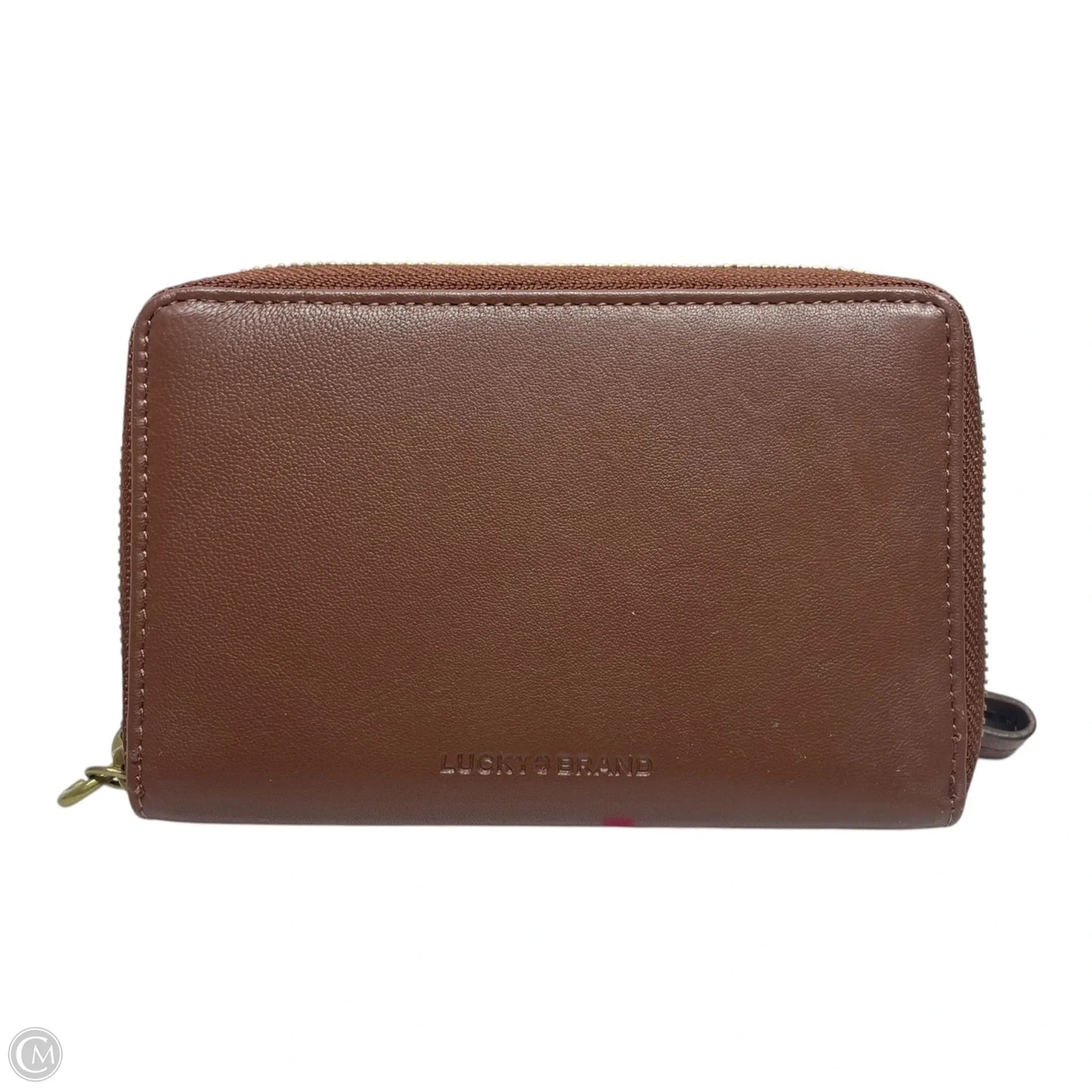 Wristlet Leather By Lucky Brand, Size: Medium