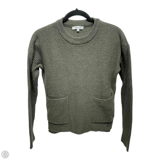 Sweater By Madewell In Green, Size: Xs