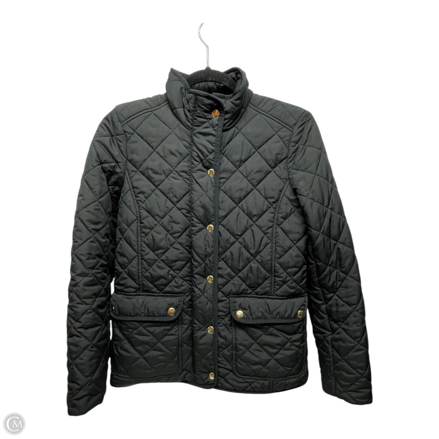 Jacket Puffer & Quilted By J. Crew In Black, Size: Xs