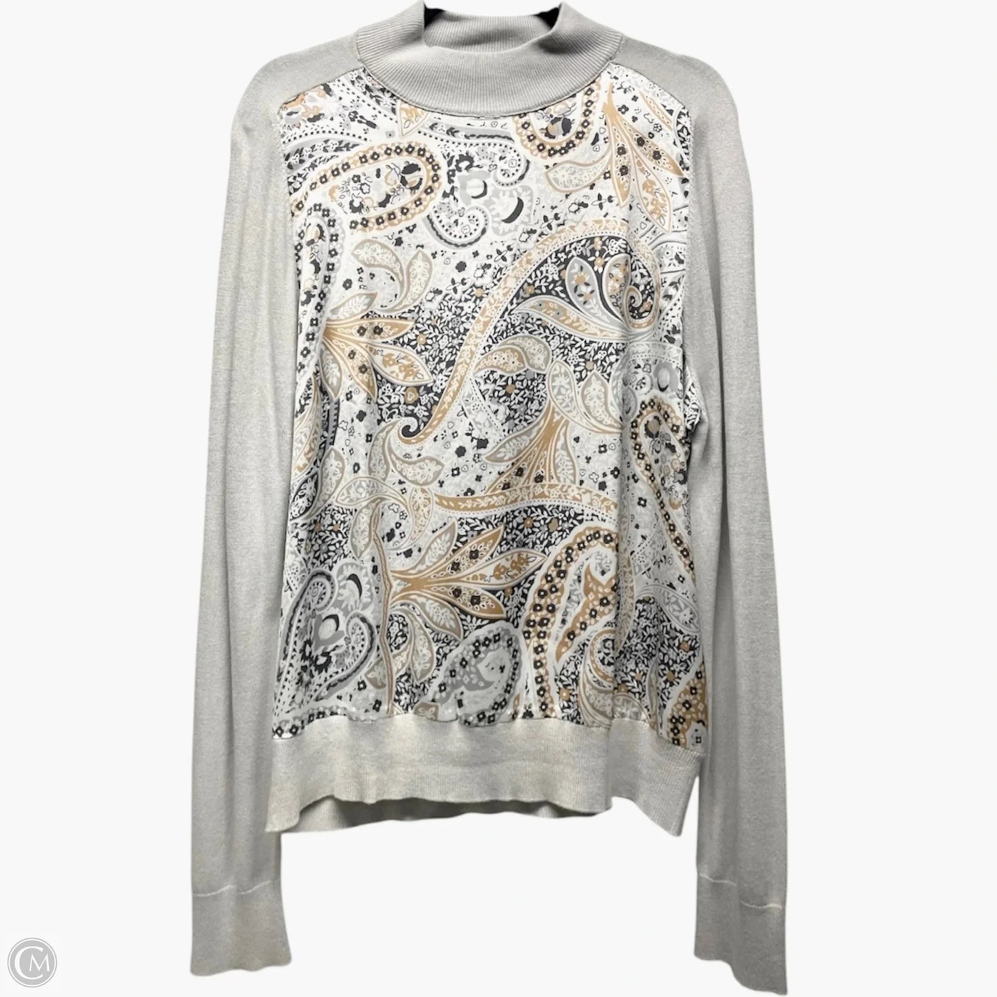 Sweater By Ann Taylor In Multi-colored, Size: L