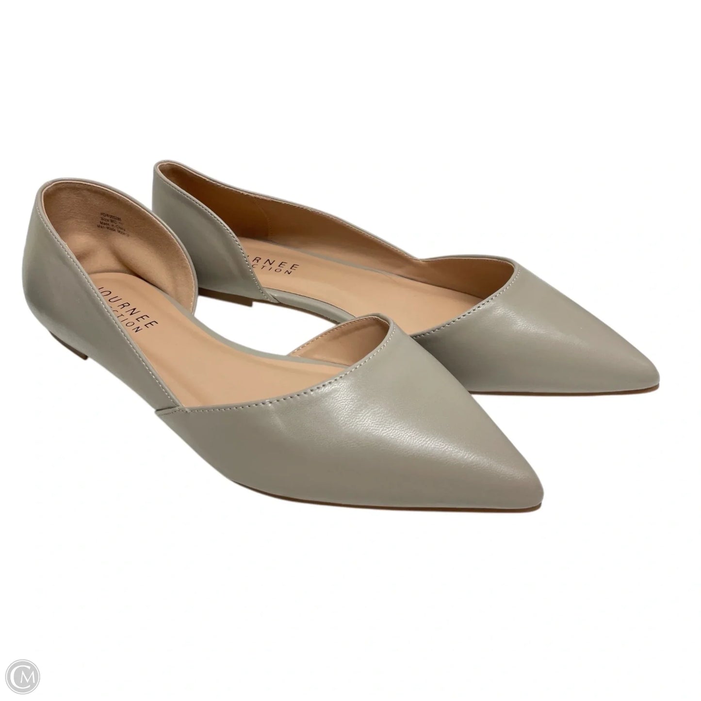 Shoes Flats By Journee In Taupe, Size: 11