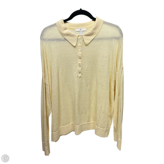 Sweater By Banana Republic In Yellow, Size: Xl