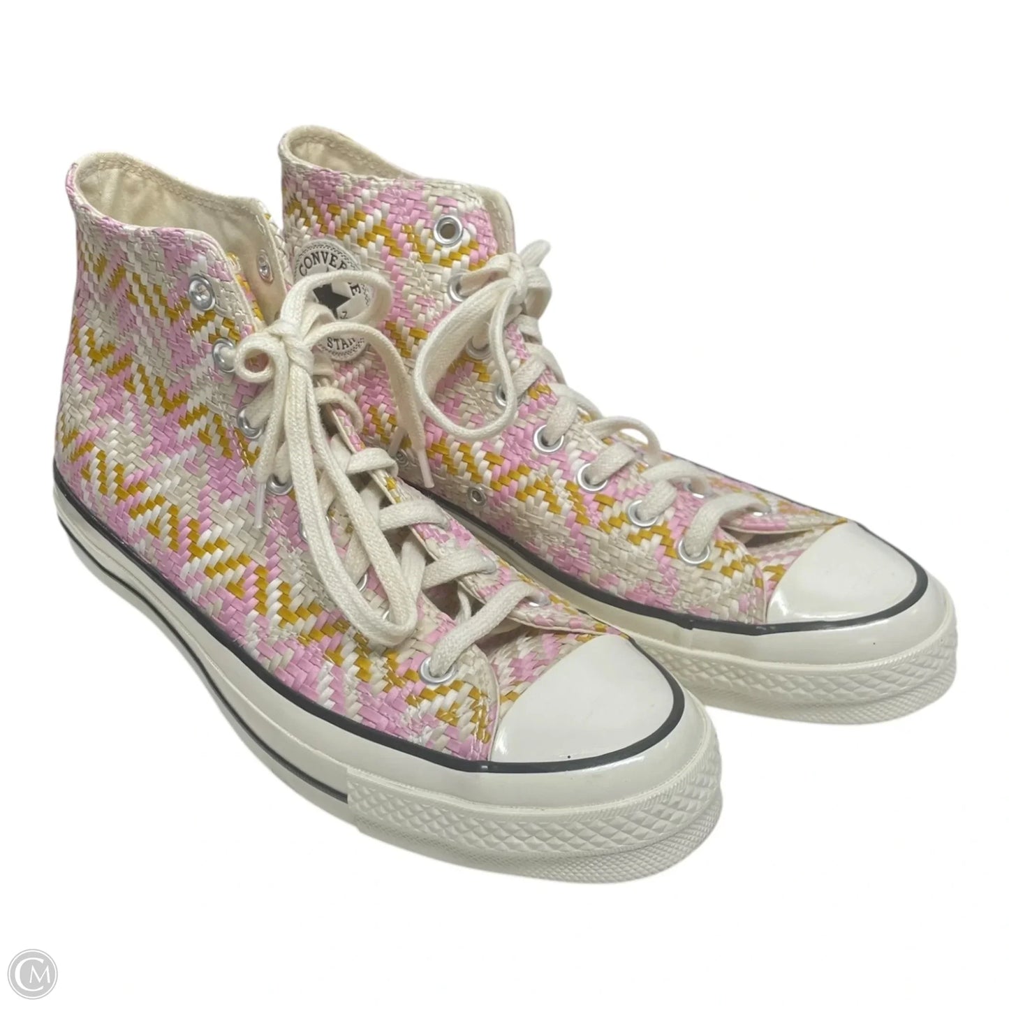 Shoes Sneakers By Converse In Orange & Pink, Size: 10