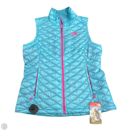 Vest Puffer & Quilted By The North Face In Teal, Size: L
