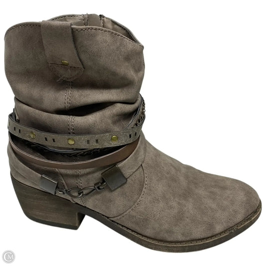 Boots Western By Clothes Mentor In Brown, Size: 8.5