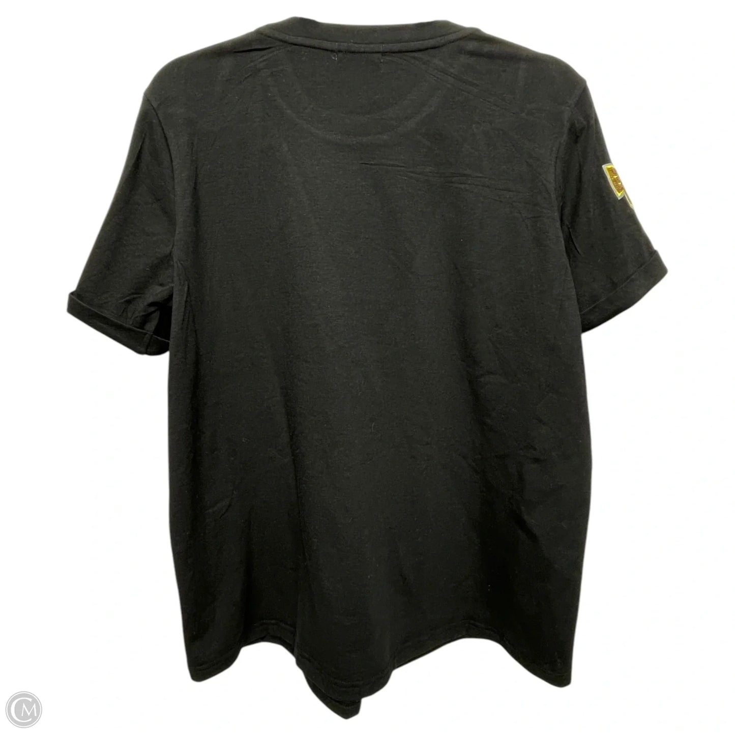 Top Short Sleeve By ADELINE CLOTHING In Black, Size: L