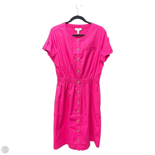 Dress Designer By Halston In Pink, Size: M