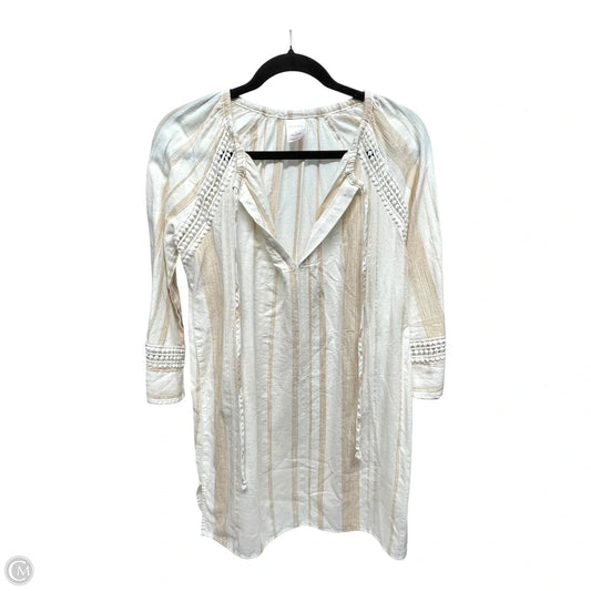 Top Long Sleeve By Merona In Striped Pattern, Size: S