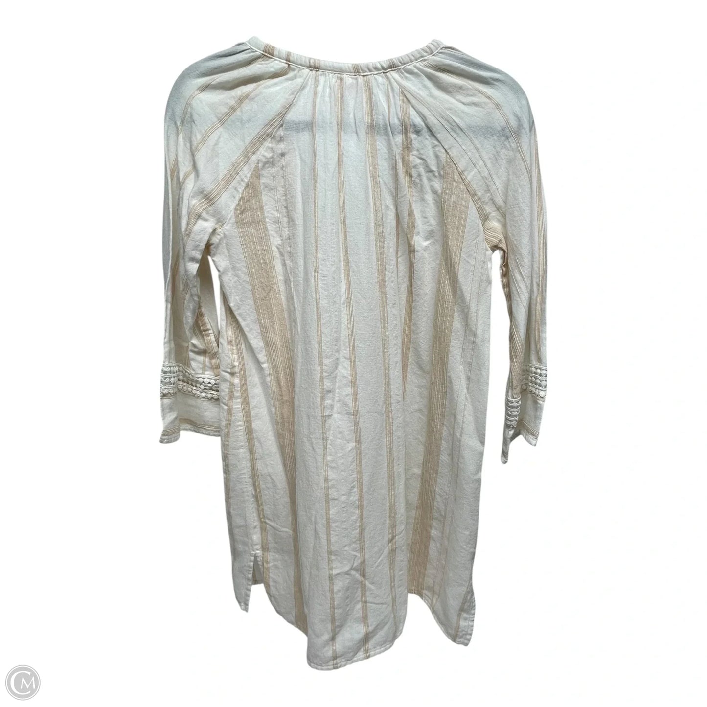 Top Long Sleeve By Merona In Striped Pattern, Size: S