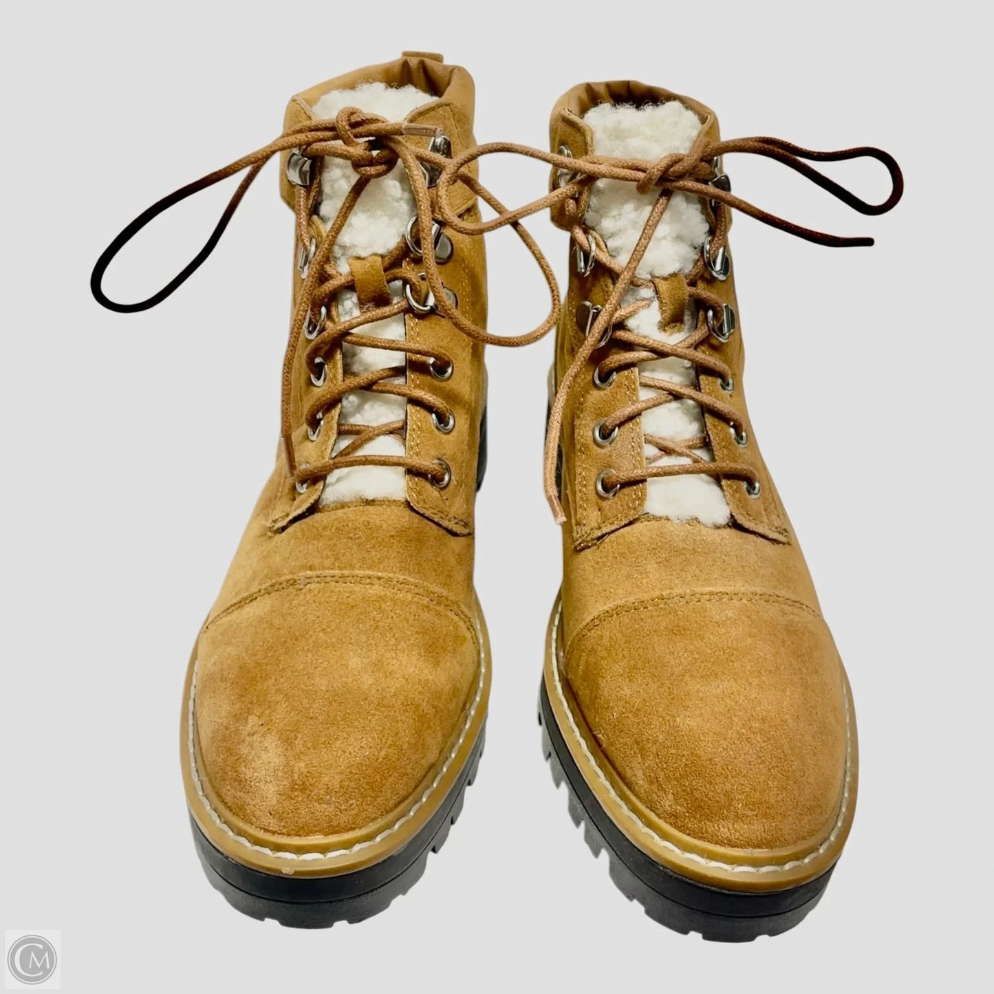 Boots Snow By Time And Tru In Brown & Cream, Size: 6